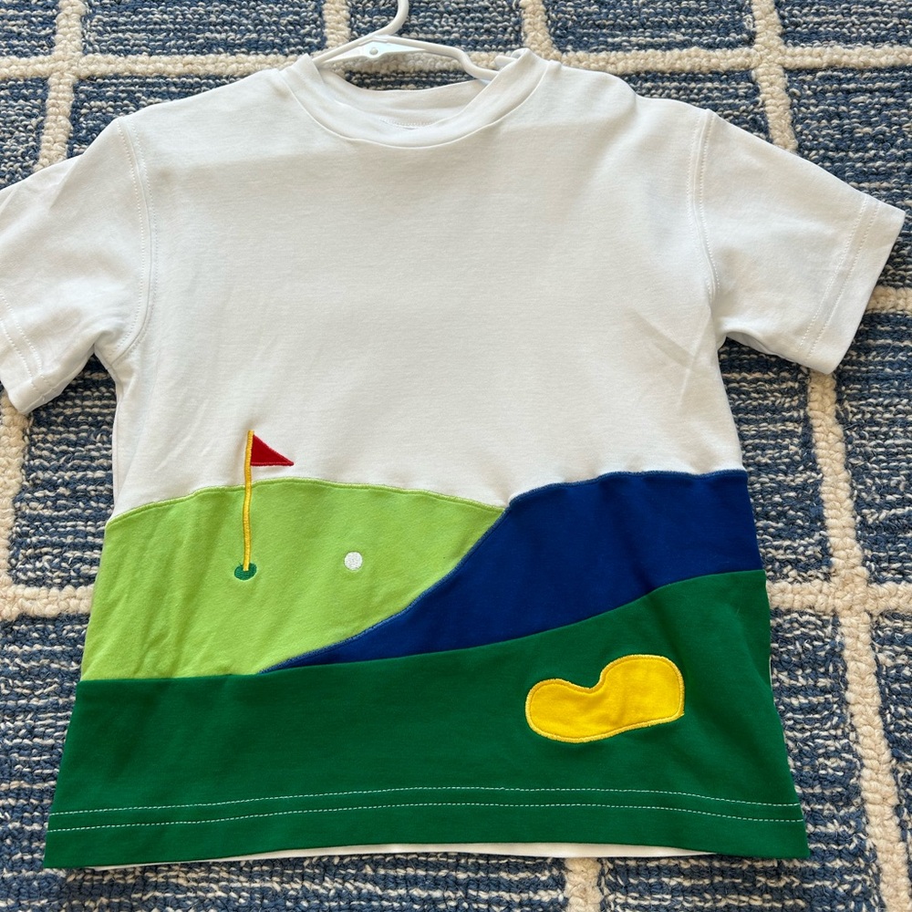 Size 5 Florence Eiseman boys golf shirt